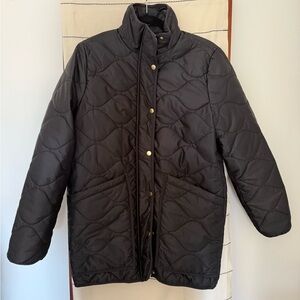 Quince Black Quilted Jacket